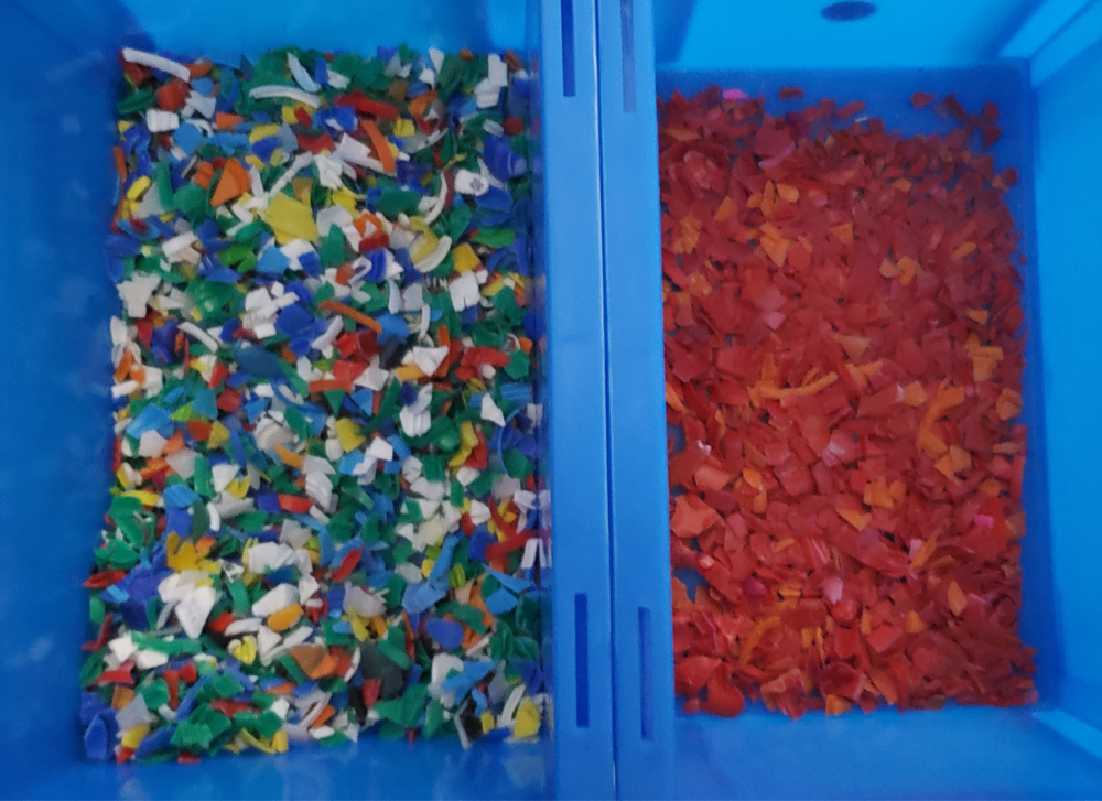 Recycler le plastique pour animaux de compagnie PVC PP PS flocons granulés trieur de couleurs sélecteur trieur de couleurs trieur de couleurs